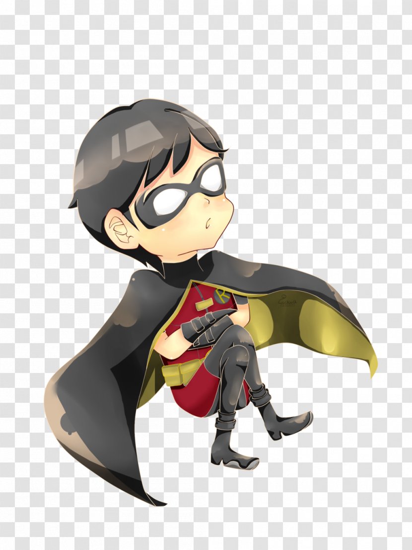 Robin Batman Fan Art Cartoon - Flower Transparent PNG