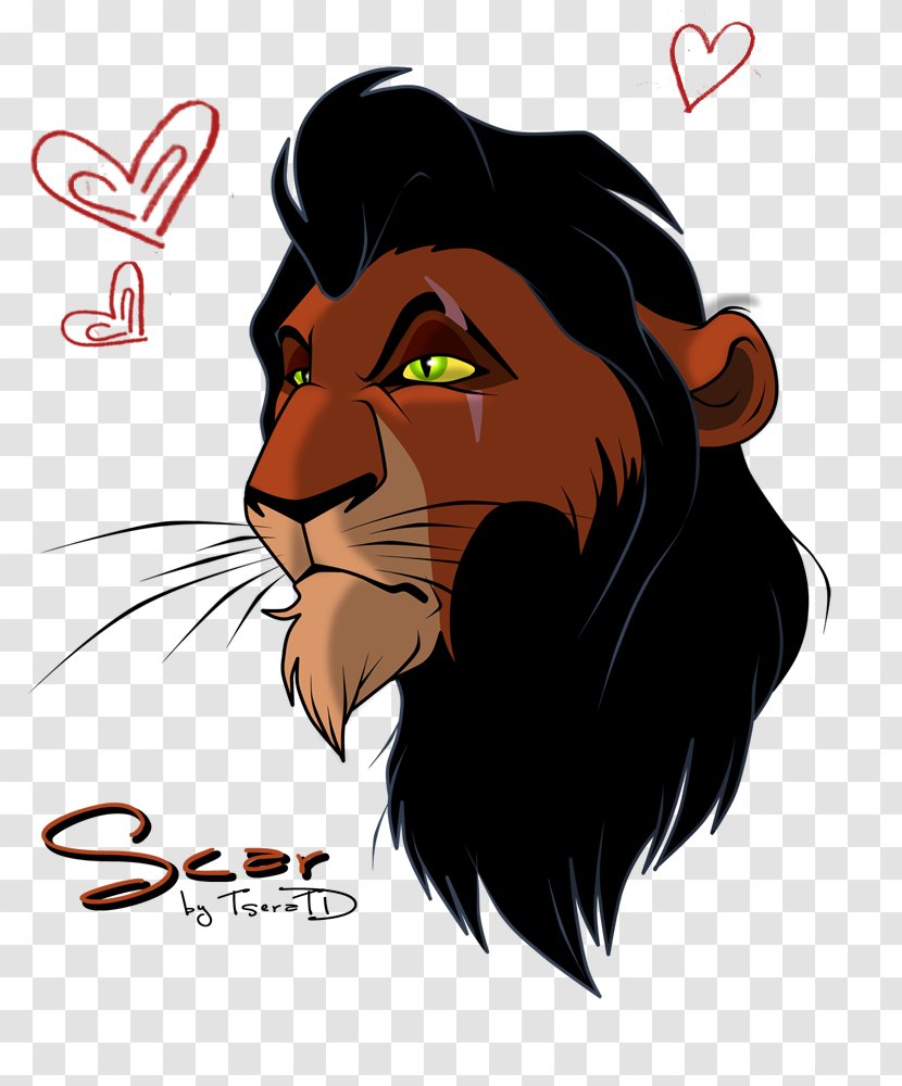 Tiger Whiskers YouTube Snout - Vertebrate - Scar Lion King Transparent PNG