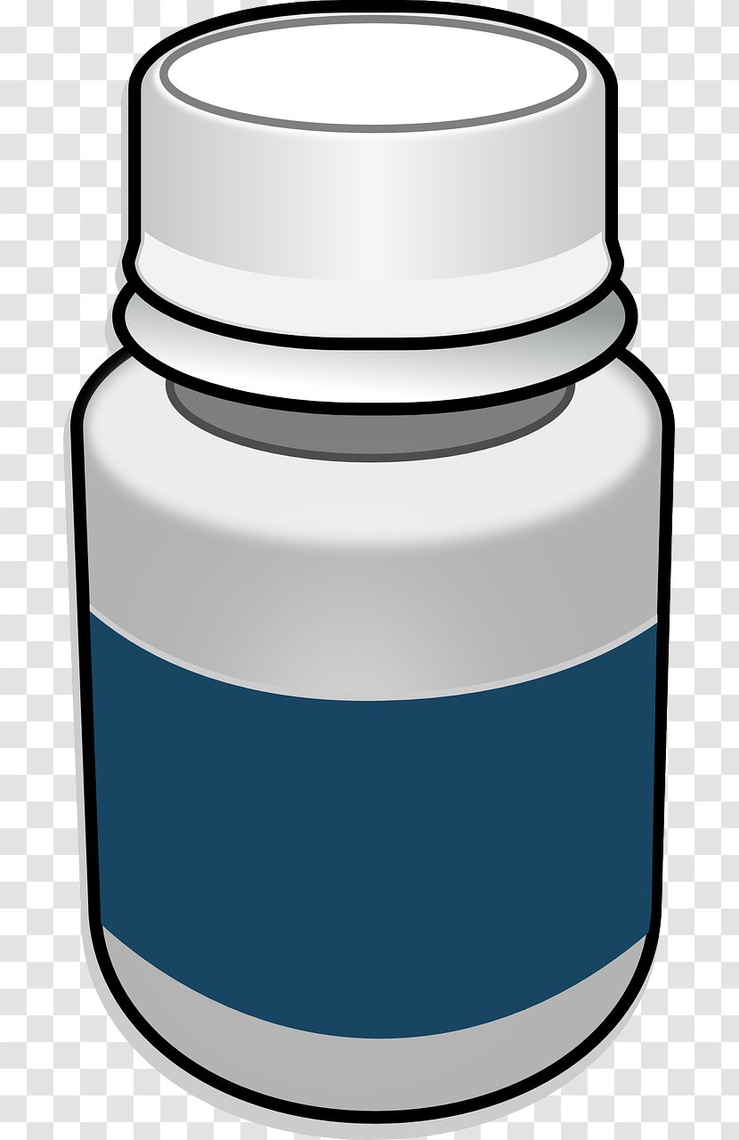 Pharmaceutical Drug Bottle Tablet Clip Art - Pharmacy - Blue Medical Cliparts Transparent PNG