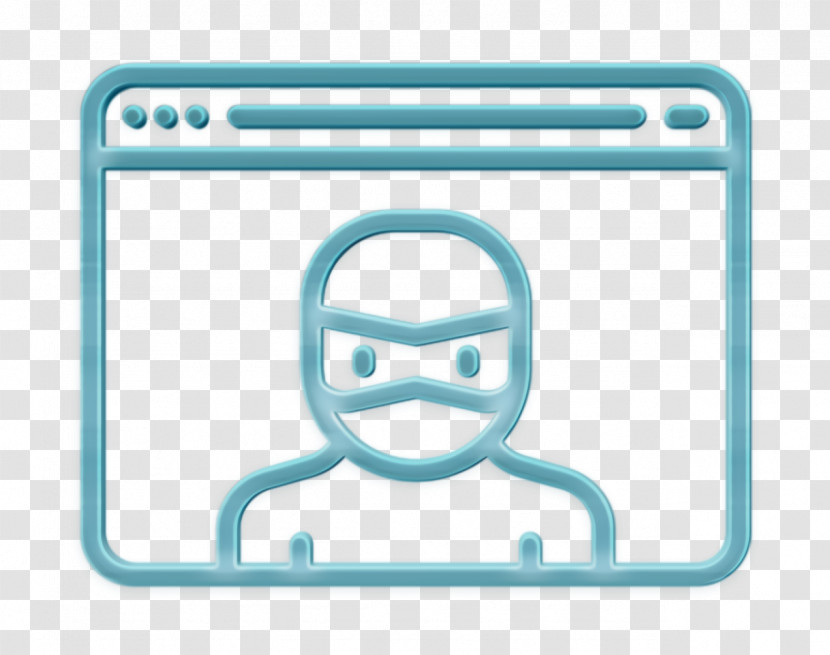 Hacker Icon Ninja Icon Programming Line Craft Icon Transparent PNG