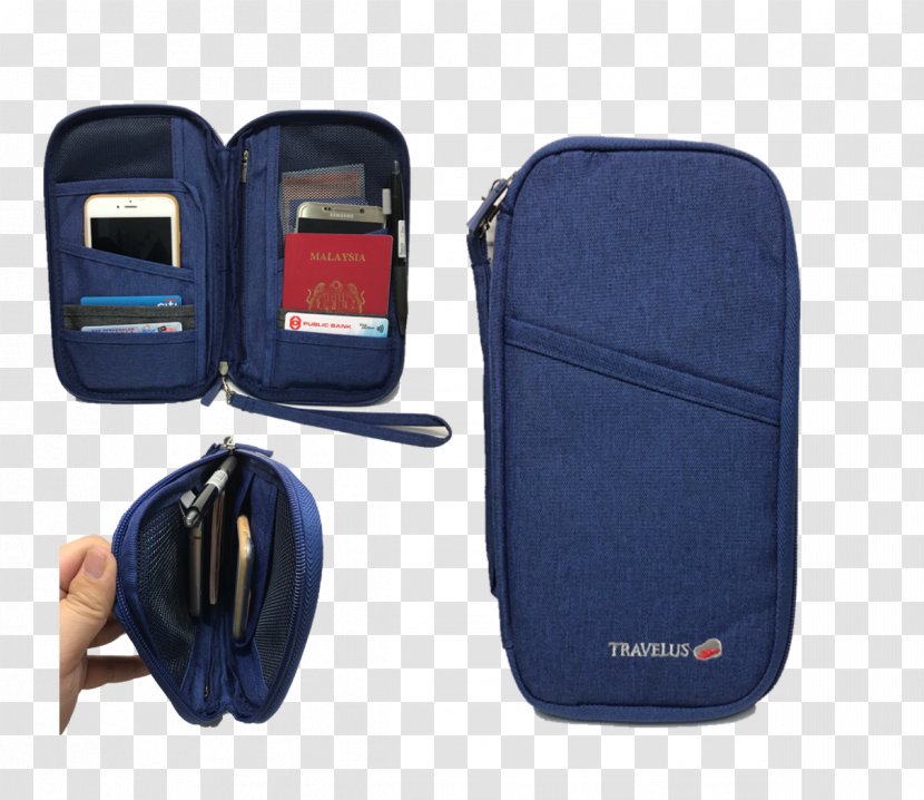 Handbag Purse Accessories Tote Bag Travel - Blue - Passport Hand Transparent PNG