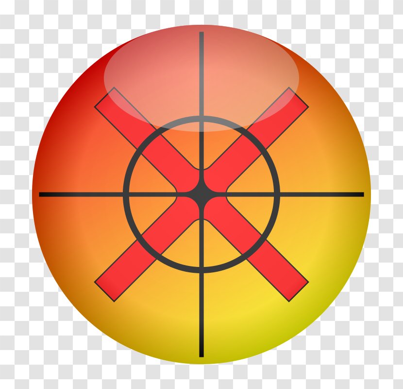 Shooting Target Clip Art - Symbol - Button Vector Free Download Transparent PNG