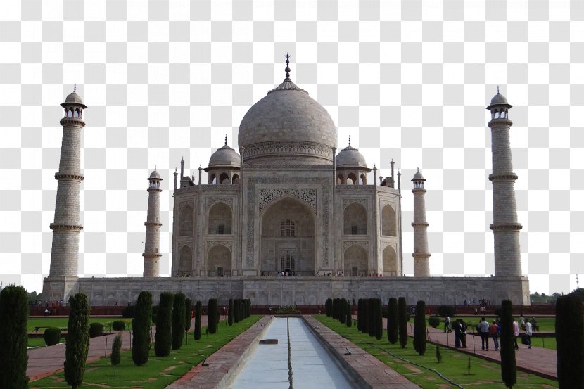 Taj Mahal Mehtab Bagh New7Wonders Of The World Travel Monument - Agra Transparent PNG