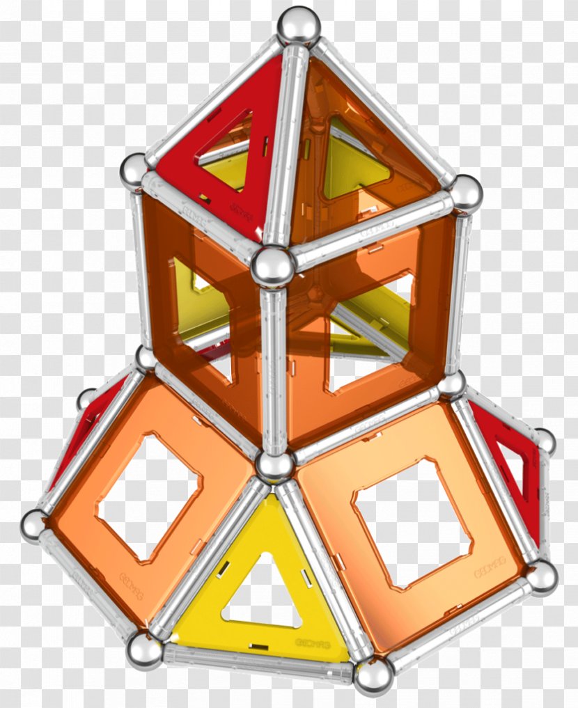 Geomag Construction Set Orange Center Craft Magnets Price Transparent PNG