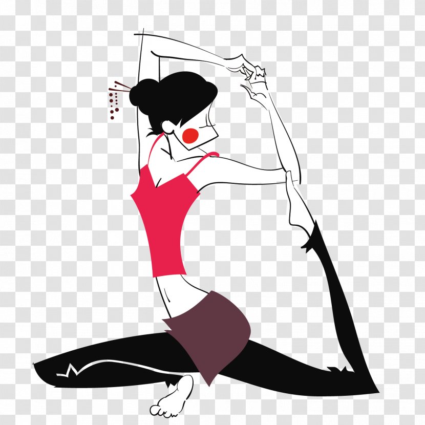 Yoga Illustration Animation Exercise Cartoon - Joint - Free Image Transparent PNG