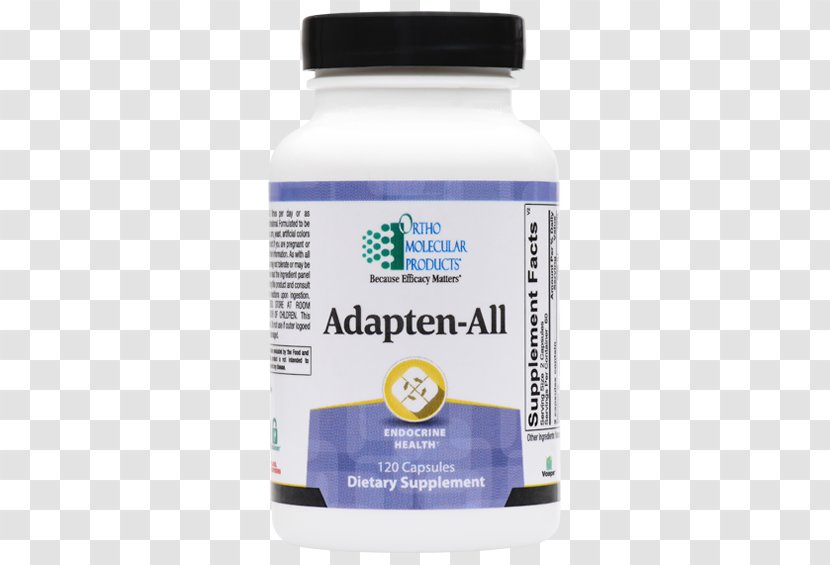 Dietary Supplement Ortho Molecular Products, Adapten-All, 120 Capsules Products - Service - Adren-All120 Vitamin Adapten-All -- By ProductBotanical Medicine Institute Transparent PNG