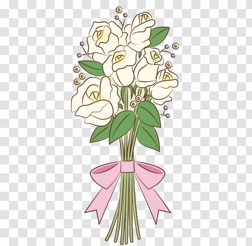 Wedding Invitation Flower Bouquet Illustration - Petal - Of Flowers Transparent PNG