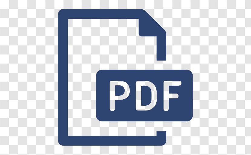 PDF Adobe Acrobat Document File Format - Blue - Acent Alaska Center For Ent Transparent PNG