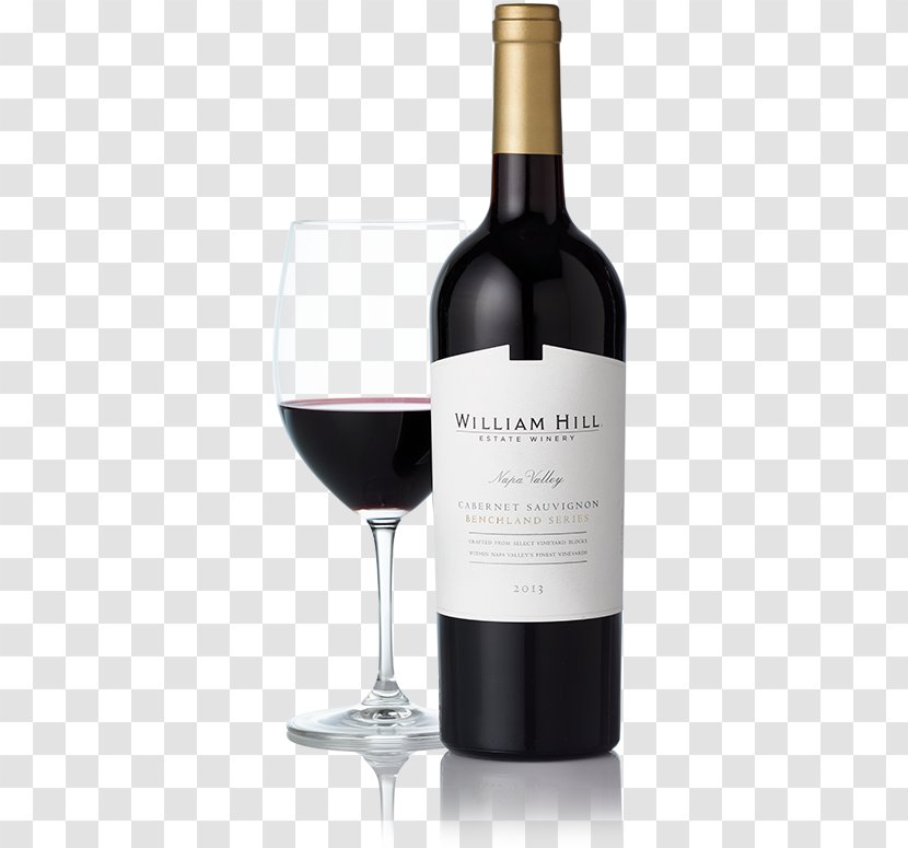Red Wine William Hill Estate Winery Cabernet Sauvignon Blanc Franc - Malbec - Landed Transparent PNG