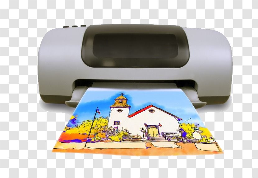 Hewlett Packard Enterprise Paper Printer Ink Cartridge - The Prints A Color Painting Transparent PNG