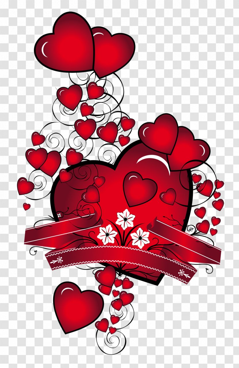 Heart Desktop Wallpaper Clip Art - Cartoon - Valentine Transparent PNG