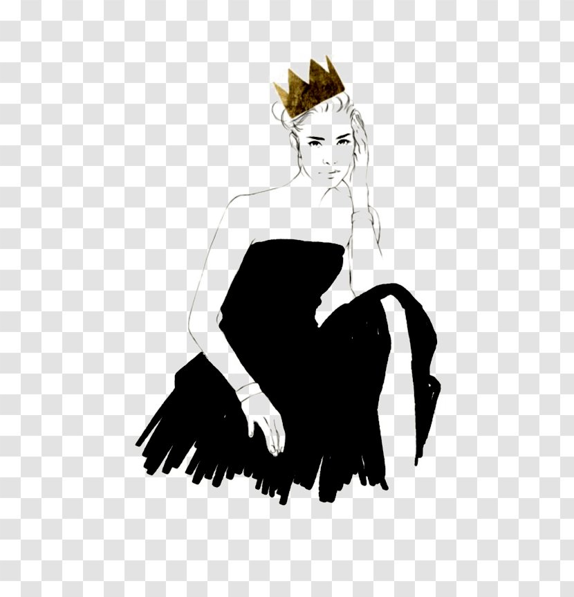 Cartoon Illustration - Queen - Sad Transparent PNG