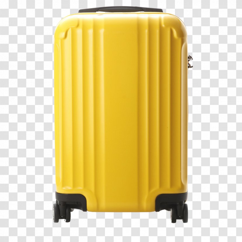 Suitcase Baggage Gratis - Travel - Yellow Transparent PNG