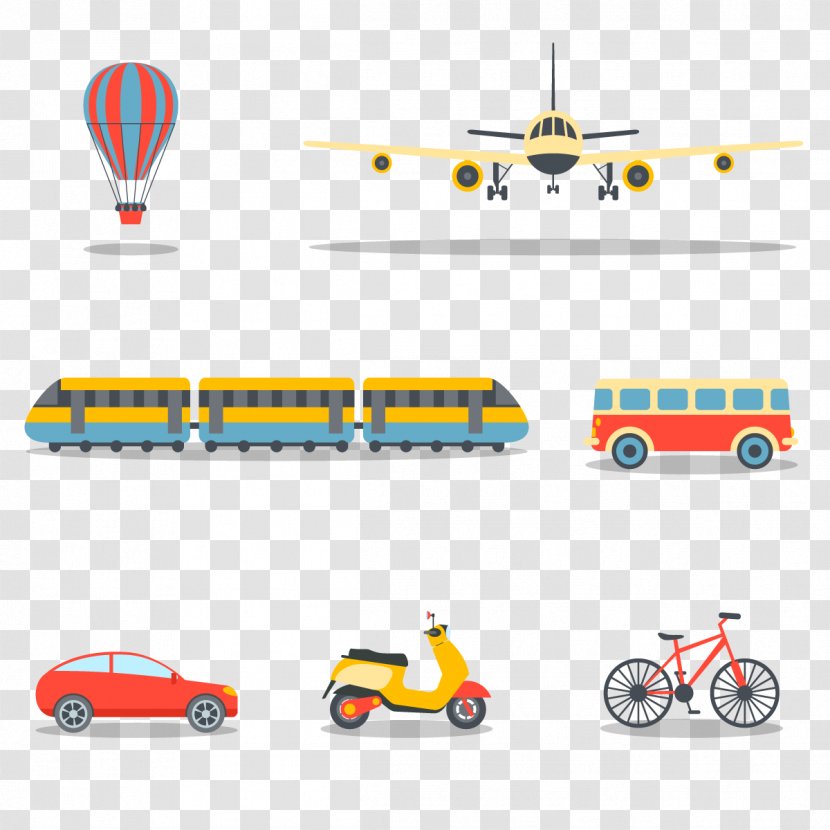 Airplane Euclidean Vector - Vehicle - Travel Tools Transparent PNG