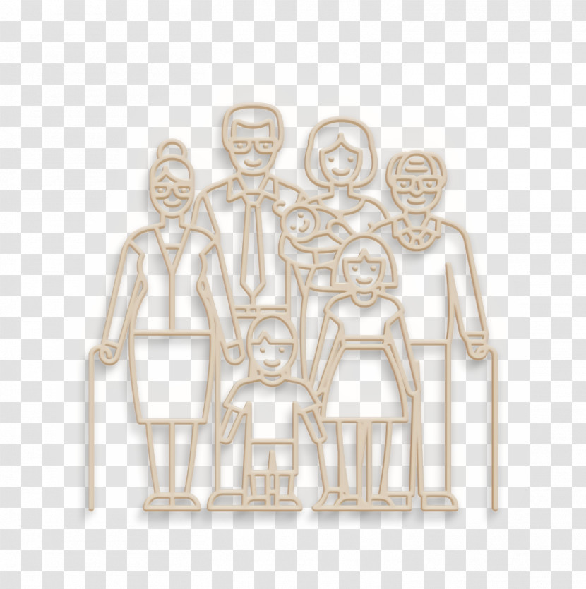 Family Icon Big Family Icon People Icon Transparent PNG
