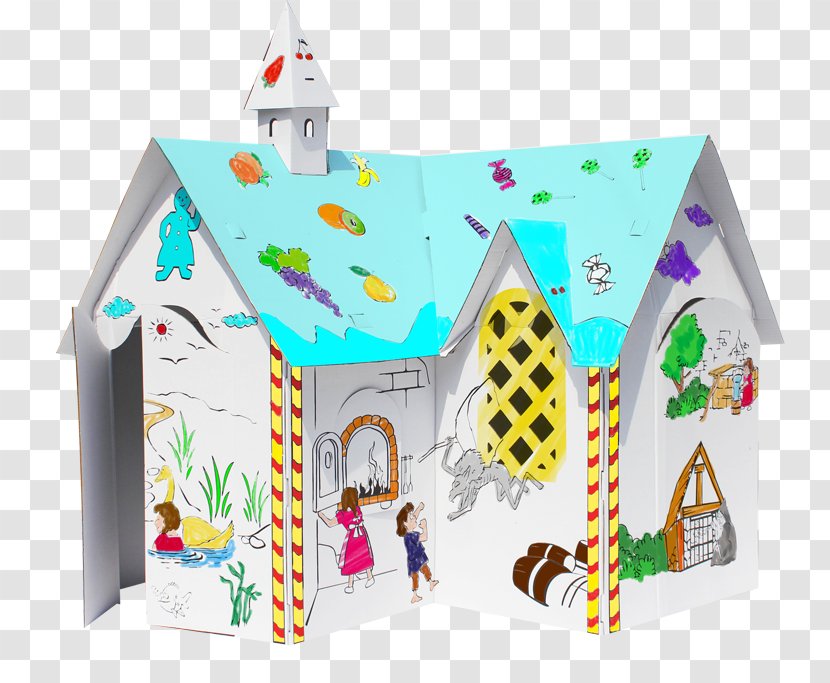 Paper Toy House Child Carton Transparent PNG