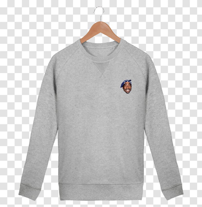 T-shirt Hoodie Bluza Sweater Collar - Shirt - Tupac Transparent PNG