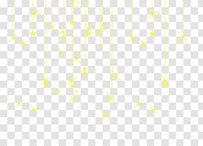 Yellow Pattern - White - Light Star Transparent PNG