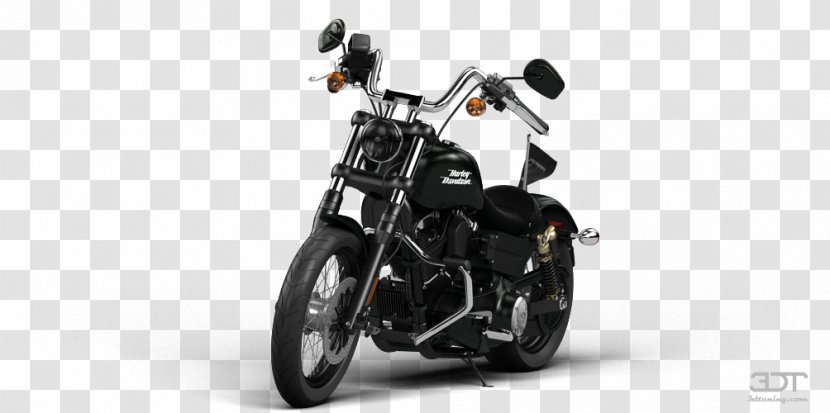 Motorcycle Car Harley-Davidson Street Super Glide - Automotive Exterior - Tuning Transparent PNG