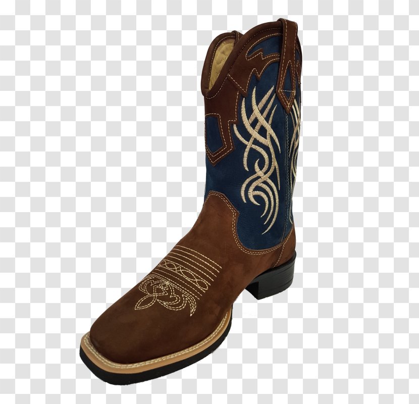 Cowboy Boot Leather Nubuck Shoe - Footwear Transparent PNG