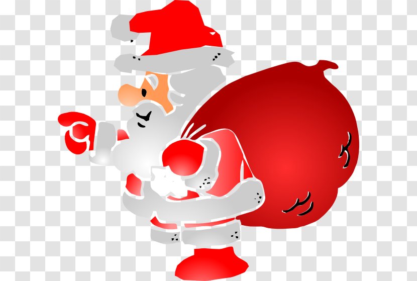 Santa Claus Clip Art Openclipart Borders And Frames Illustration Transparent PNG