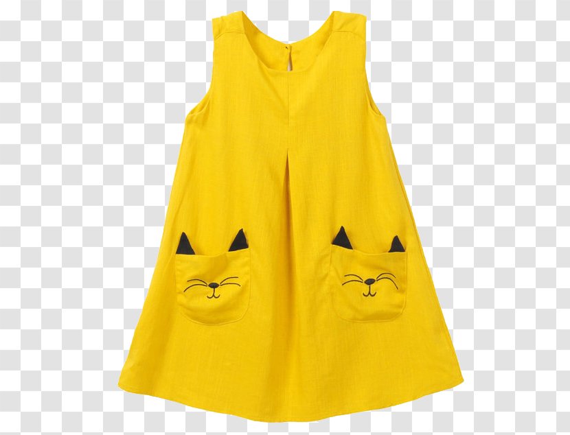 Raincoat Jacket Cloak Dress Clothing - One Piece Garment - Cat Pattern Vest Skirt Transparent PNG