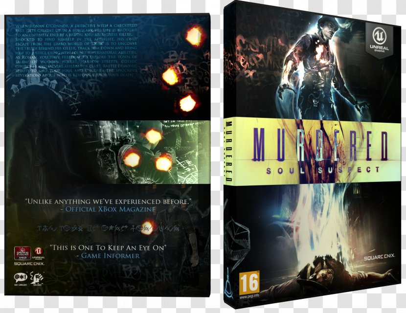 Murdered: Soul Suspect Action Game RePack Player - Computer Transparent PNG