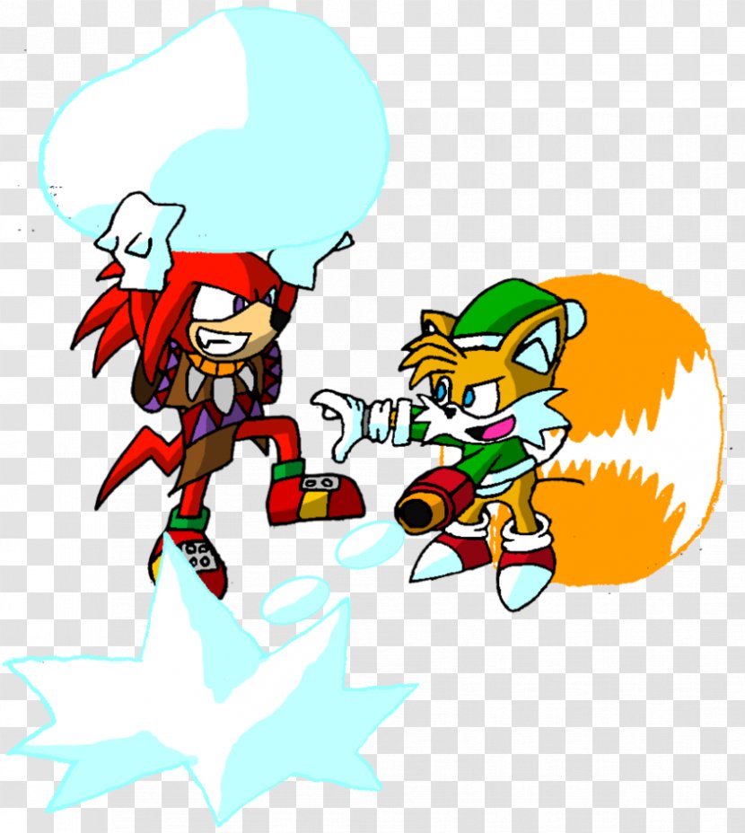 Sonic Chaos & Knuckles The Echidna Tails 3 - Winter - Christmas Transparent PNG