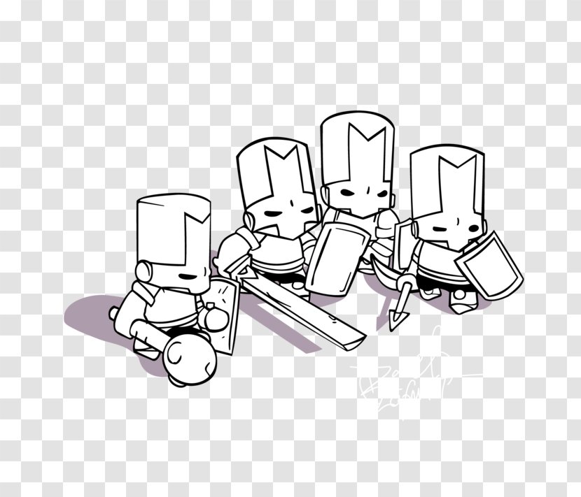 Castle Crashers Coloring Book Drawing Download Character - Material - Disne...