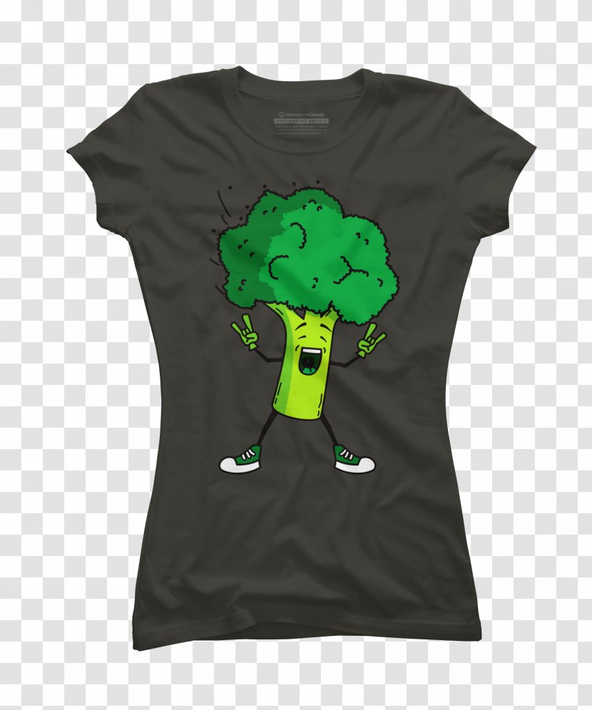 T-shirt Cat Top Clothing - Black - Broccoli Transparent PNG