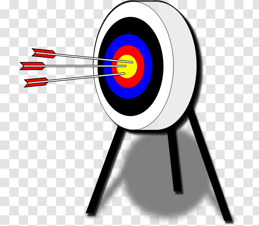 Target Archery Bow And Arrow Clip Art - Shooting Transparent PNG
