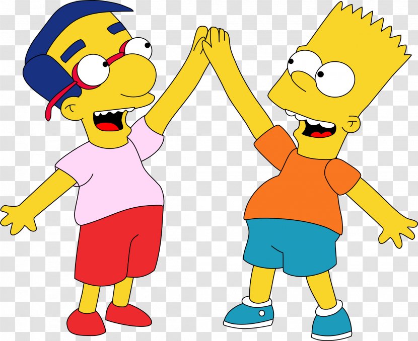 The Simpsons: Cartoon Studio Bart Simpson Milhouse Van Houten Moe Szyslak Homer - Conversation - Simpsons Transparent PNG