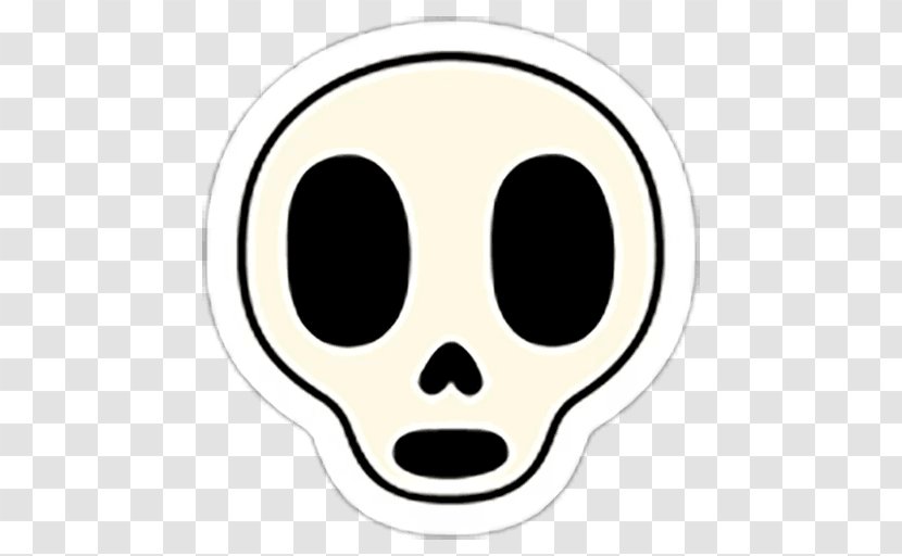 Sticker Telegram Text VKontakte Snout - Head - Diamond Skull Transparent PNG