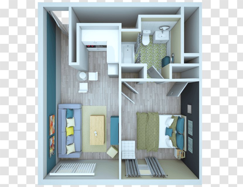 Vue At 3rd Interior Design Services Home House Apartment - Comfort - Top View Toilet Transparent PNG