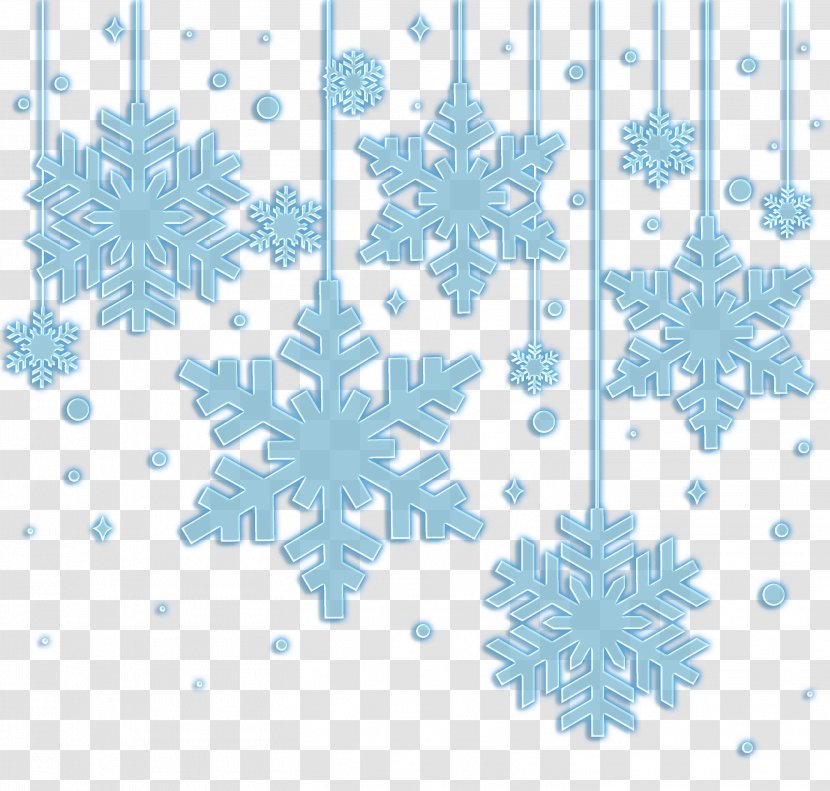 Snegurochka Snowflake New Year - Holiday - Snowflakes Transparent PNG