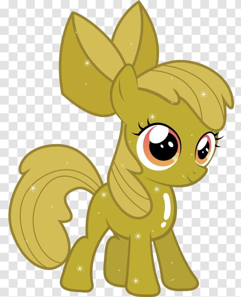 Pony Twilight Sparkle Applejack Apple Bloom Sweetie Belle - My Little Friendship Is Magic Fandom - Gold Transparent PNG