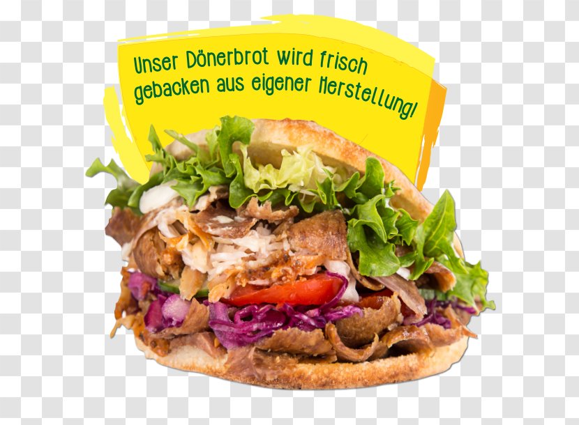 Gyro Pan Bagnat Doner Kebab Urfa Kebap Haus Vegetarian Cuisine - Dish - Meat Transparent PNG