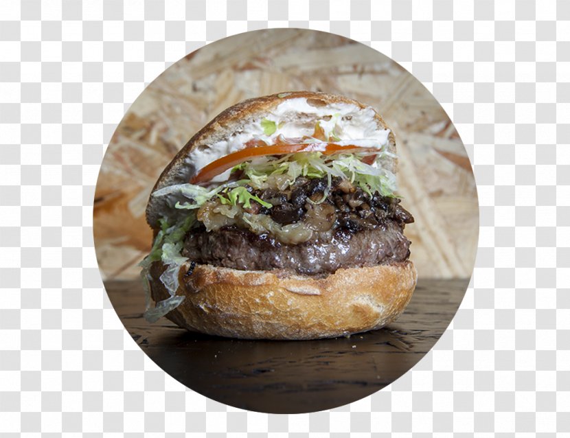 Buffalo Burger Cheeseburger Hamburger Veggie Pan Bagnat - Cheddar Cheese - Bacon Transparent PNG
