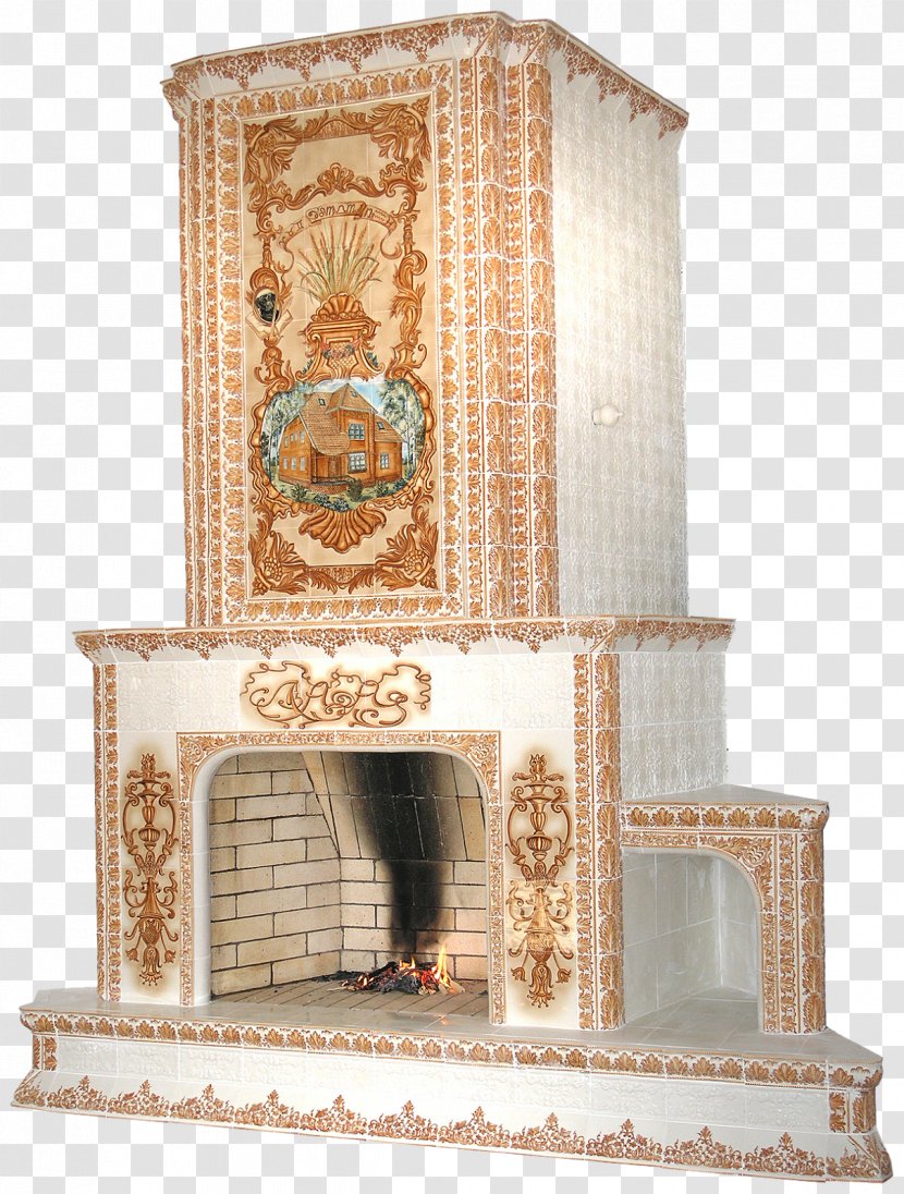 Furniture Fireplace - Cartoon Transparent PNG