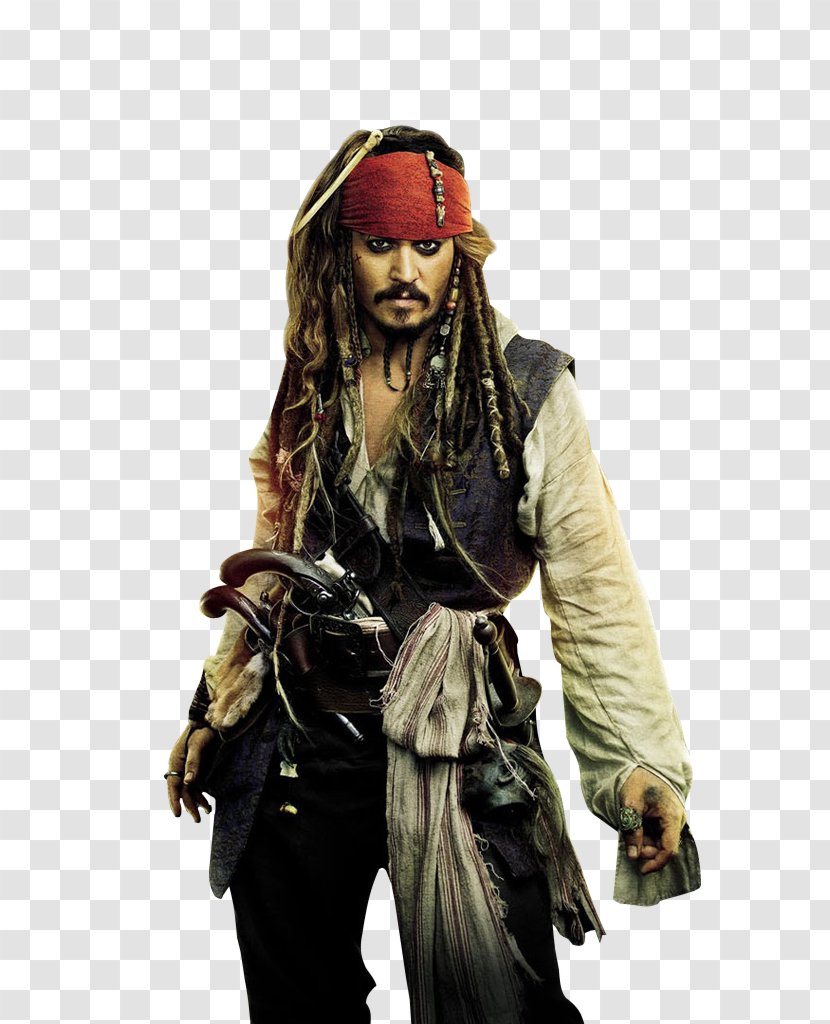 Pirates Of The Caribbean: Legend Jack Sparrow Curse Black Pearl Elizabeth Swann Johnny Depp - Costume Transparent PNG