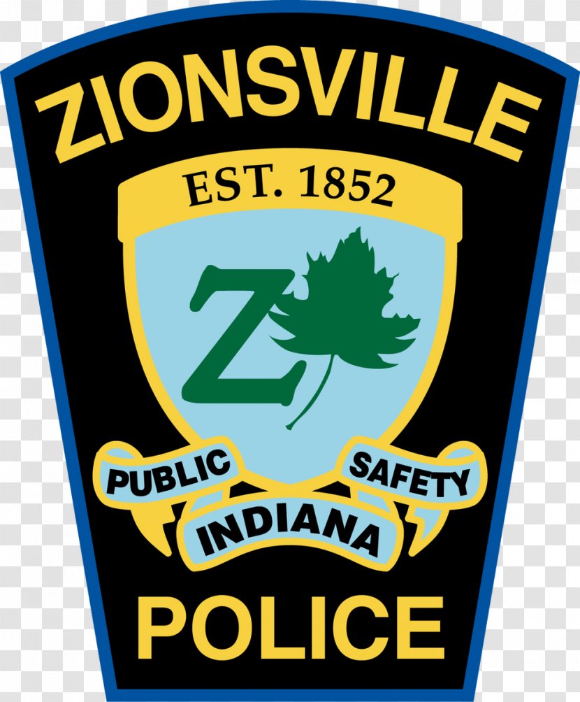 Zionsville Police Department Logo Brand Font - Sign Transparent PNG