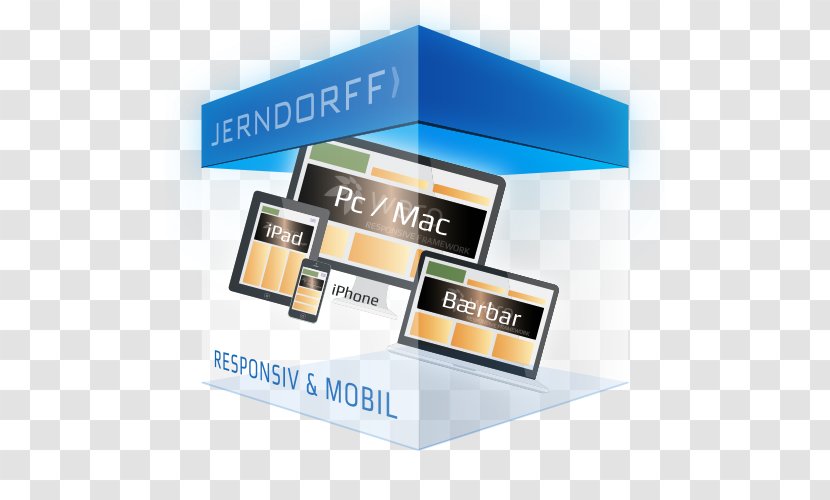 Jerndorff Responsive Web Design Brand Product - Multimedia - Logodesign Transparent PNG