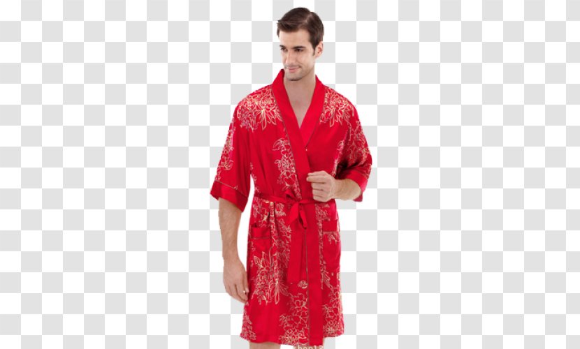Bathrobe Kimono Nightwear Clothing - Flower - BOTIQUE Transparent PNG