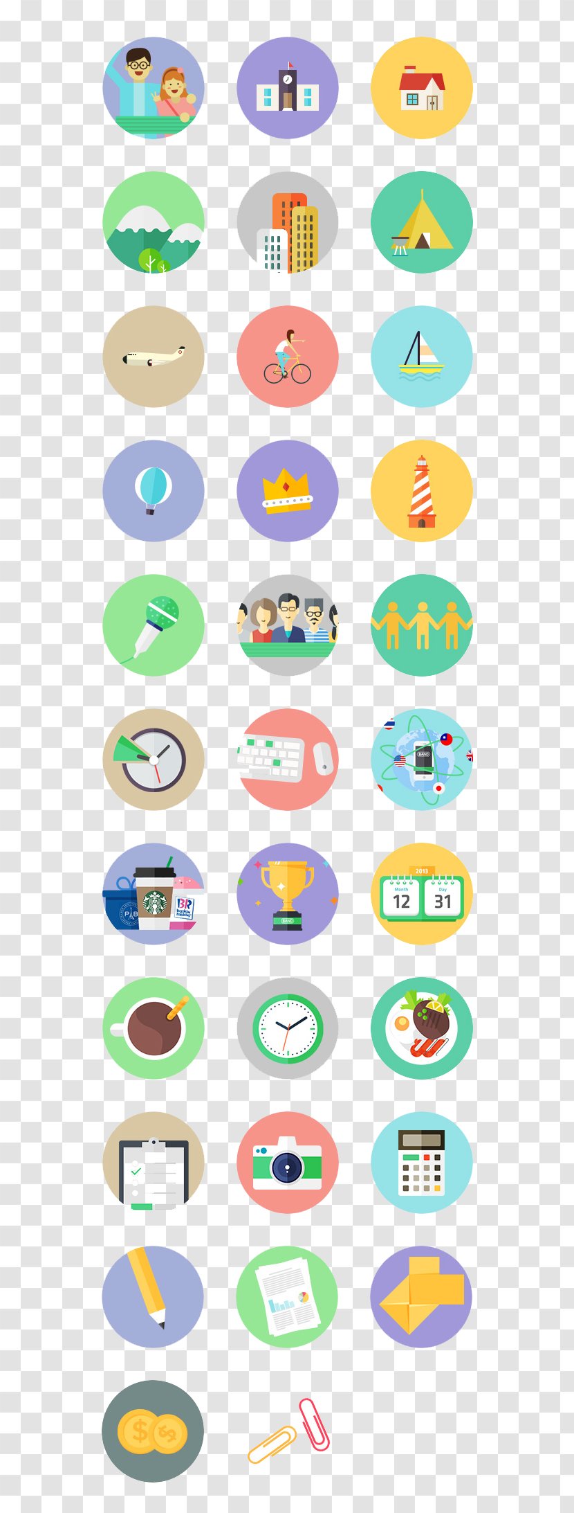 Web Design Icon - Flat Collection Transparent PNG