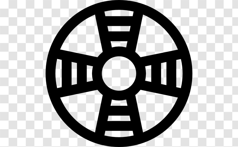 Black And White Logo Rim - Automotive Tire Transparent PNG