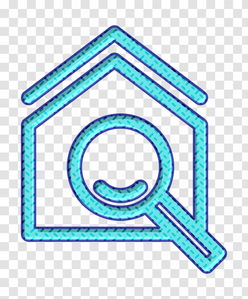Search Icon House Icon Real Estate Icon Transparent PNG