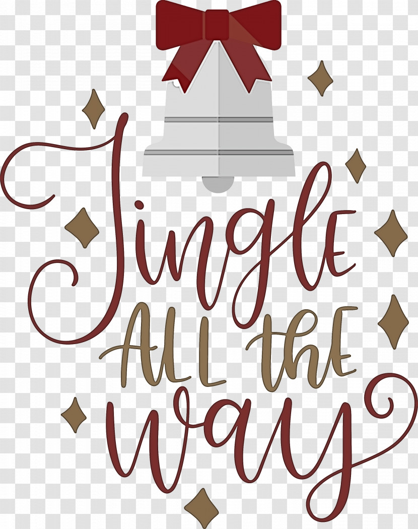 Jingle All The Way Christmas Transparent PNG