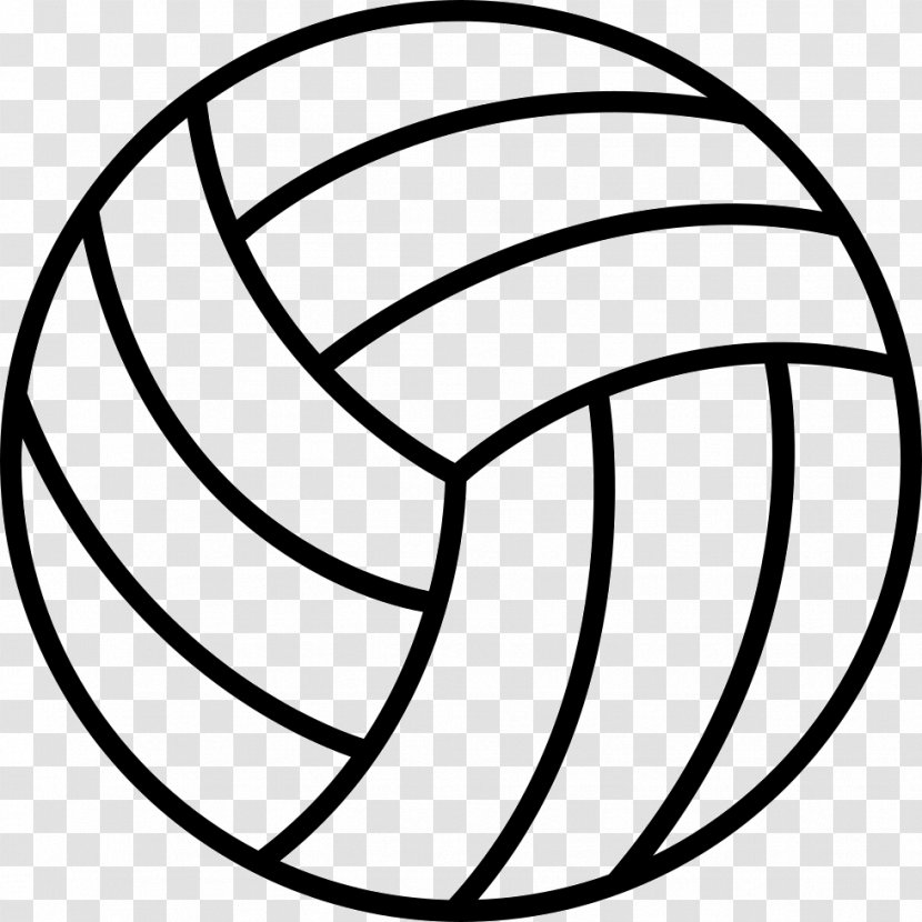 Volleyball Illustration - Line Art - Balls Outline Transparent PNG