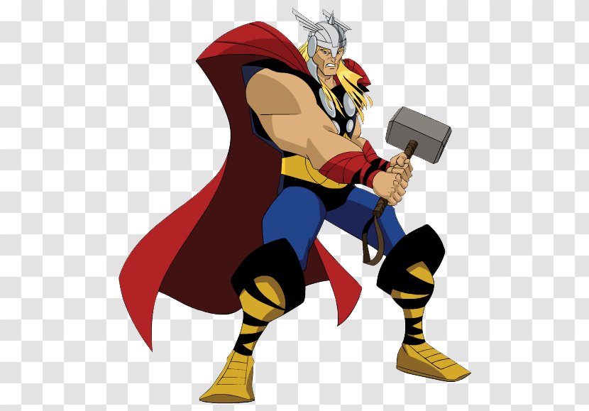 Thor Superhero Animation Clip Art Transparent PNG