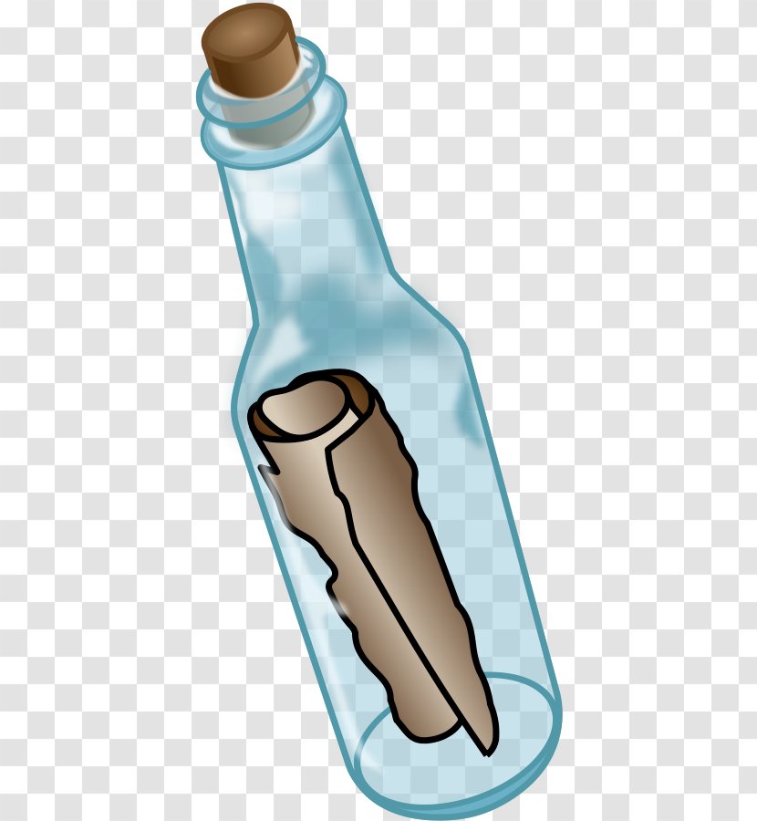 Message In A Bottle Cartoon Clip Art - Drawing - Messages Cliparts Transparent PNG